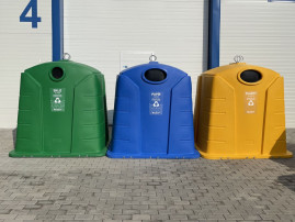 Polyethylencontainer zur Mülltrennung - 5