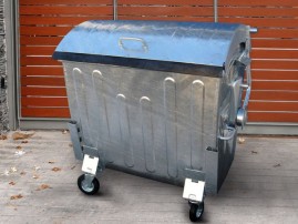 Müllcontainer 1100 l mit Schiebedeckel